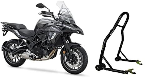 Cavalletto alzamoto alza moto per alzare sollevare la ruota posteriore del della BENELLI TRK 502