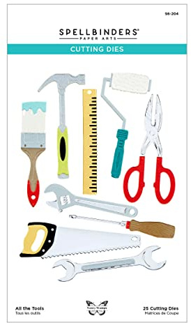 Spellbinders S6-204 All The Tools Etched Dies from The Toolbox Essentials Collection by Nancy McCabe