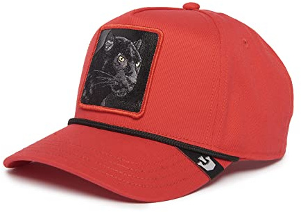 Goorin Bros. Cappello da Camionista Unisex Tutta Tela por The Farm, Rosso (Panther 100), Taglia Unica