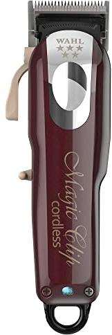 Wahl Cordless Magic Clip - Tondeuse à cheveux pour mélanger, Rouge