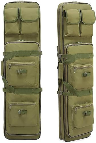 Waffentasche Gewehrtasche Gewehrfutteral,Waffenkoffer Für Langwaffen,wasserdichte Gewehrtasche,Taktische Waffentasche Armee Airsoft wasserdichte Langwaffentasche Futteral D,117cm/46in