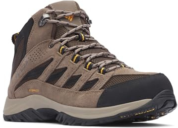 Columbia Herren Crestwood Mid Waterproof Wanderschuh, Cordovan/Squash, 40 EU Weit