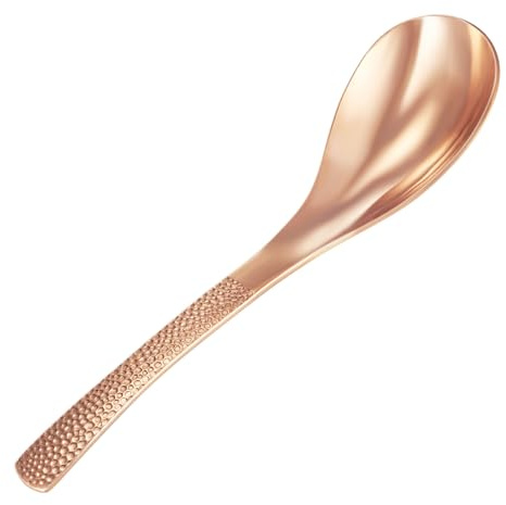 EnerCoppeX Handmade Copper Spoons, Sustainable Luxury Tableware, Perfect for Entertaining Guests and Showing Your Classy Taste (CWA-0005B)