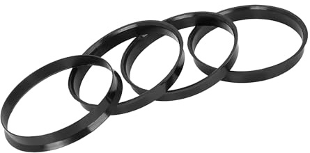 A ABSOPRO Anelli Centratori per Cerchi Auto 74.1mm a 72.6mm in Plastica (Confezione da 4)