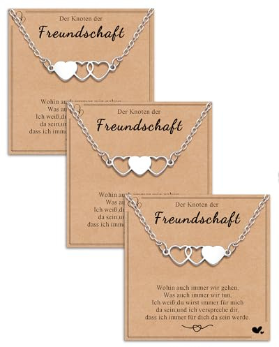 SUNSH Beste Freundin Halskette, Schwester Halskette, Damen/Mädchen Schmuck, Freundschaft Geschenke Für Schwestern, Geburtstag/Weihnachten/Halloween