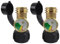 2 Stück Propangas Füllstandsanzeige Gasflasche für QCC1/Typ1-Verbindung, Gasdruckmessgerät für Gasflaschen, Grills, Wohnmobile, Heizungen