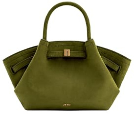JW PEI Women's Hana Mini Tote Bag - Faux Suede Dark Olive
