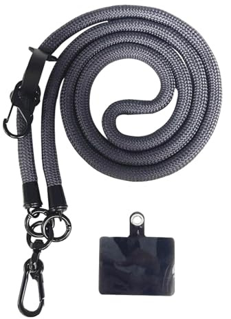 Thick Cell Phone Lanyard Rope - 10mm Cell Phone Neck Strap with Spacer Strong Phone Lanyard | Heavy Duty Phone Lanyard | Thick Anti-Theft Phone Lanyard Phone Lanyard for Outdoor Use, Siehe