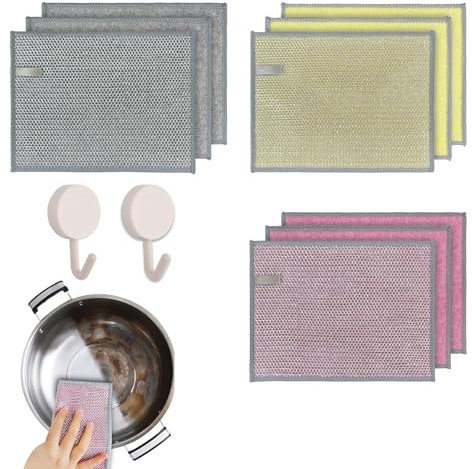 KUBDPQOR Paños de Limpieza CleanPro – Paños de Cocina Buenos, Multiusos y Duraderos para Una Limpieza Eficiente en la Cocina