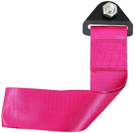 BUGUUYO Auto Abschleppschlaufe Deko Abschleppseil Anhänger Zubehör Vorderer Stoßstangenriemen Lila Für Fahrzeugdekoration