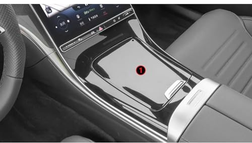LeiBaOF Pellicola per Interni Auto per Mercedes-Benz GLC 260 300 2023 2024,AntiGraffio Console Centrale Pellicola Protettiva in TPU Trasparente Accessori,A-Transparent
