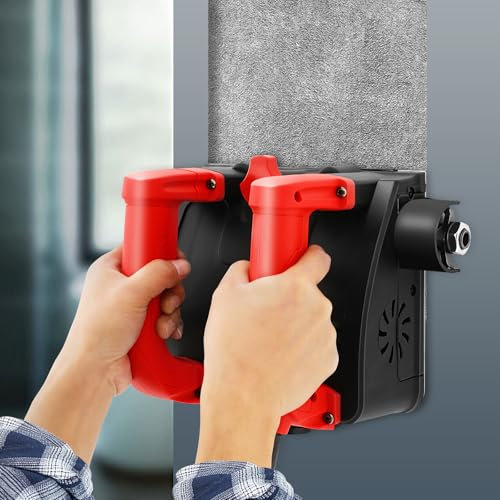 Raboteuse électrique murale, 1200 W, raboteuse murale électrique, pour béton, profondeur de rabotage de 1 à 4 mm, largeur de 16 cm, 3000 tr/min, pour assainissement mural, engrenage de ciment