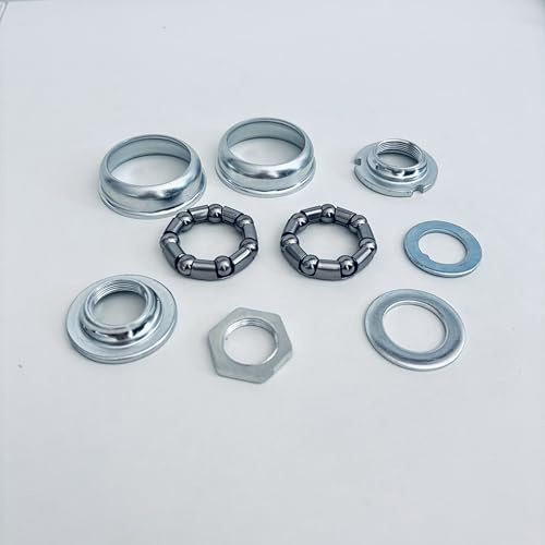 Bicycle Bottom Bracket 1.69 Cup 43mm OD for One-Piece Bottom Bracket Cup Set Silver Color
