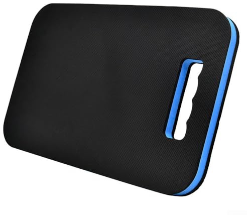 Pumixiy Tappetino impermeabile in schiuma EVA, per riparazione auto, per meccanici, portatile, a prova di olio, con comodo supporto per ginocchia, colore: nero e blu