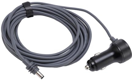Tomantery Cable Cargador de Coche con Pantalla Digital de 16.4 Pies con Puertos de Carga Duales para Camiones y Automóviles, Cable Blindado Duradero para Conexiones Fuera de la Red