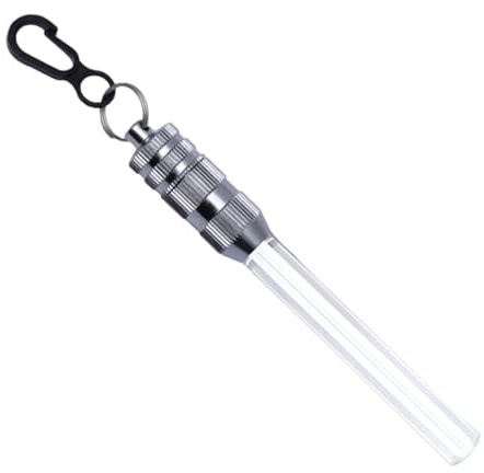 Yhsioaklo Linterna de buceo, luz subacuática impermeable con clip, 2 modos, luz LED constante e intermitente, señal de buceo de larga duración para entusiastas del buceo