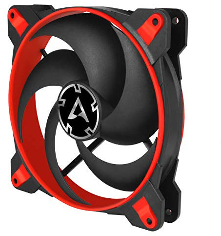 ARCTIC BioniX P140 - 140 mm Ventilador de Caja para Videojuegos, Función de Compartimiento PWM PST, Optimizado para la Presión Estática, Enfriador, Sincronización de RPM, 200-1950 RPM - Rojo