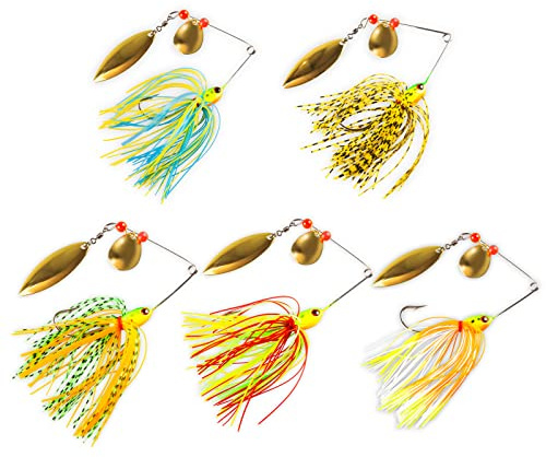TUXIBIN Fiskedrag Fiske, Spinnerbait beten, spinnbeten, spinnerbait, spinnbeten för abborre gädda öring etc. TXB5-7