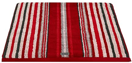 Ross Handtücher Sinfonie Multicolor Streifen 4019 Kirsche, Duschtuch 70x140 cm
