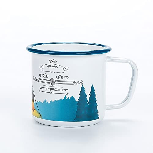 Trinkbecher Edelstahlbecher, Kaffeetasse mit großem Fassungsvermögen, Becher, heiße Kakaobecher, Morgentasse Teemilch (B 300ml)