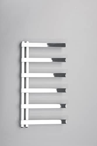 Aspira Home Nosy Radiateur de salle de bain, chromé, design moderne, raccord central 1/2, 500 x 800 mm, sèche-serviettes, sèche-serviettes