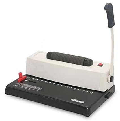 Lxwyq Spulenbindemaschine, Spiralspulenbindemaschine, manueller Rundlocher, 250-Blatt-Bindemaschine, professioneller Papierstanzer für Papier im Format A4/LTR/B5/A5/A6