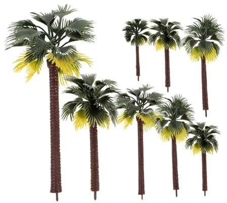 KONTONTY 8stücke Miniatur Bäume Modell Für Dekor DIY Mini Landschafts Requisiten Kleine Baum Dekoration Für Mini Garten