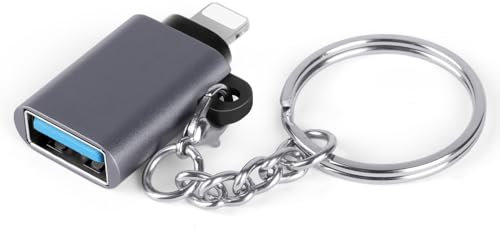 OFFCUP Adattatore da USB a Lightning, Adattatore USB OTG per iPhone, compatibili con telefoni MacBook Pro, iMac Surface Pro, hard disk esterni, disco USB C, ecc. Compatibile con linghtning