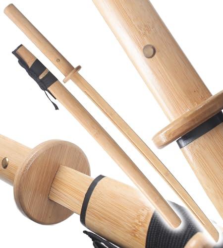 Danzan Katana en Bois Lame en Bois Bokken Épée Sabre Katana Japonais d'Entraînement