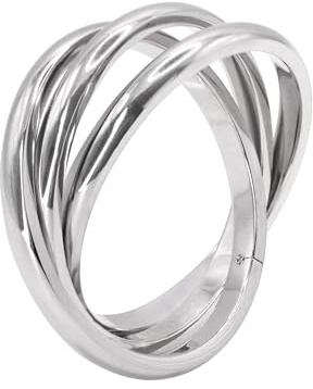 Heideman Ring Damen Jovin Edelstahl | Fingerring mit funkelndem Stein - elegante Geschenkidee für Frauen zum Geburtstag oder Jahrestag, hautfreundlich