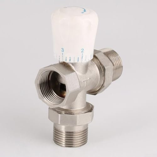 3-Wege-Thermostatventil, Messing Thermostat-Heizkörperventil, Thermostat-Mischventil, Warm-Kaltwasserregler