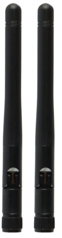 2 Stück FONGKNOX WiFi-Antenne, 2,4 G, 3 DBi, RP-SMA-Stecker, Ersatzantenne, faltbare Sicherheitskameraantenne für WiFi-Router, drahtlose Netzwerkkarte, USB-Adapter, Videoüberwachung
