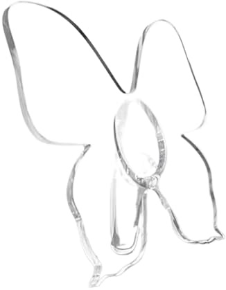 Decoración de florero de Mesa, florero de Mariposa de acrílico Transparente,Floreros para centros de Mesa Jarrón de decoración artística | Floreros en Forma de Mariposa de Dibujos