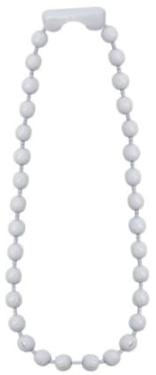 Anevous 30 Stück Metall Hängekette, 10cm Kugelkette Schlüsselanhänger, Metallkugelkette Mit Verbindern, Kugelkettenverbinder Kette für Halsketten Armbänder, Schmuckherstellung, Hängende,Weiß
