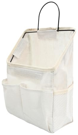 Borsa Portaoggetti da Parete, Tasche Organizzatore da Appendere, Organizer da Appendere con Tasche, Porta Organizer Appeso Tasca in Tessuto di Lino e Cotone Impermeabile per Camera, Cucina, Bagno
