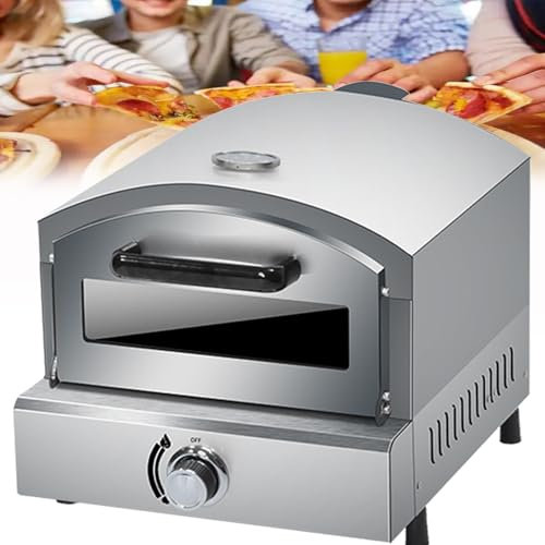 Forno elettrico per pizza da banco per interni, Forno tostapane con cassetto in acciaio inox, Forno elettrico per pizza, Temperatura regolabile, Forno per pizza commerciale, Forno per pizza a gas