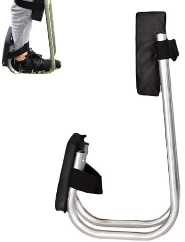 Kniehocker für Gartenarbeit, Gartensitz und Kniesitz | Gartenhocker faltbar und verstellbar | Gartenbank, Gartenhocker, Kniekissen weich und bequem für Fem