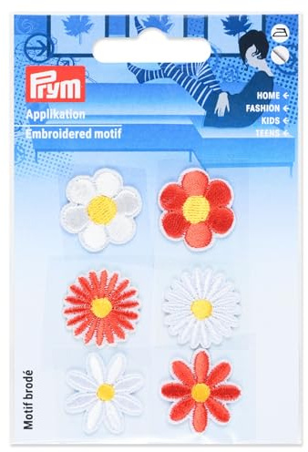 Prym 922023 Applikation Blumen aufbügelbar