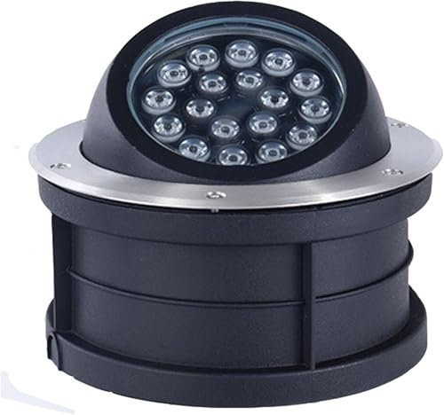 18W LED Flood Light – Adjustable Outdoor Spotlights IP67 Waterproof Inground Lights for Architectural Garden Decoration 7 Yellow Perfect for Landscape Lighting