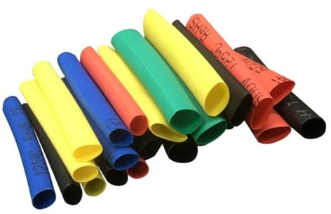 BAZEITFLOW 656 pièces Tube Thermorétractable PE Isolant Électrique Ignifuge Gaines pour Câbles et Fils Résistance Thermique et Durabilité Kit Couleur