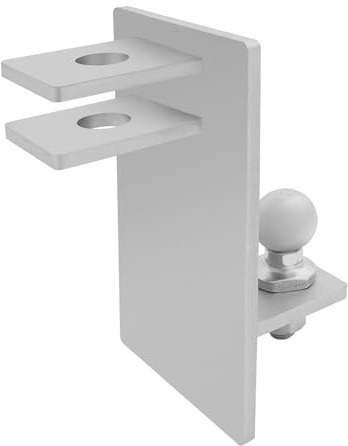 Kugelkopf-Anhängerkupplung, 50mm Zugmaul Kugelkopf Rangierhilfe, PKW-Anhänger-Kombikupplung Anhänger-Robust und Rostfrei