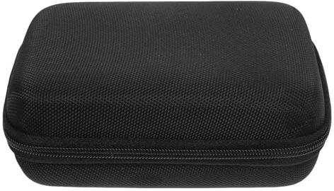 Genérico Estuche Protector Antichoque para Monitor de Glucosa, Bolsa de Suministros Médicos Portátil, Funda Organizadora Negra para Viaje, Estuche Compacto para Diabéticos
