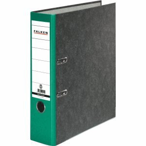 Falken 20 x Ordner A4 Wolkenmarmor 80mm grün