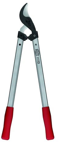 FELCO 211-60 Cesoie (lunghezza 60 cm, testa di taglio a strappo, forbici da taglio ø 35 mm, manici in alluminio, cesoie da giardino per lavori di taglio pesanti)