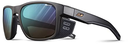 Julbo Unisex Shield M Sunglasses, black/black, One Size
