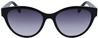 Lacoste L983S 001 Black Sunglasses Woman Iniettato, Cat Eye, 55