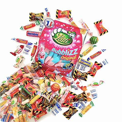 Assortiment Bonbons Sans Gluten - 104 Confiseries de Marque dans un Sachet Unique de Qualité pour Régime sans Gluten- 10 Types de Friandises Sweets - Gluten Free bag by Original Candy