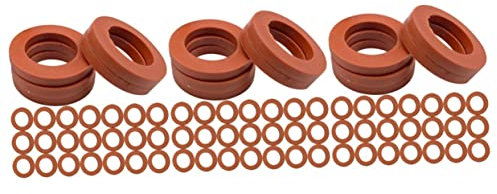 Cabilock 150pcs Garden Hose Washers Rubber Washer Hose Repair Kit for Faucet outside Tap Assorted