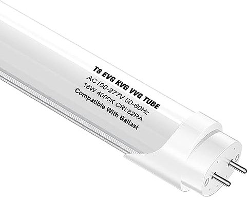 IHYCTV T8 Tube Lights 4-Fuß, G13 18W, Typ A&B LED Glühbirnen, Vorschaltabstand nicht erforderlich, Wechselstrom-Direktaustausch, 48 Zoll Retrofit Leuchtstoffröhren, Frosted, 4000K Neutralweiß