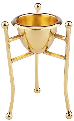 LIFKOME Elegante Bandeja de Soporte Dorada con Estante de Cobre para Servilletas de Té de Cocina de Restaurante